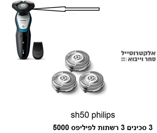 PHILIPS S5000 החלפת סכינים ורשתות מקורי